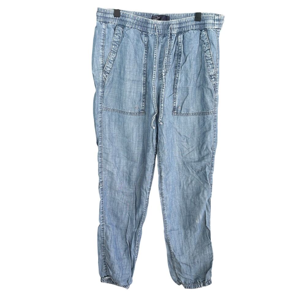 Gap Womens Tencel Straight Leg Jeans S Comfort Travel Pull On